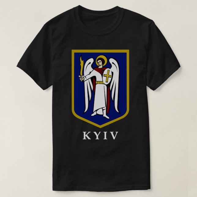 Camiseta Escudo de Kiev Ucrania 1 (Diseño del anverso)