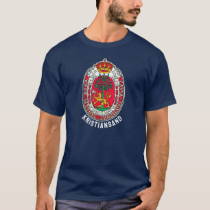 Camiseta Escudo de Kristiansand, NORUEGA