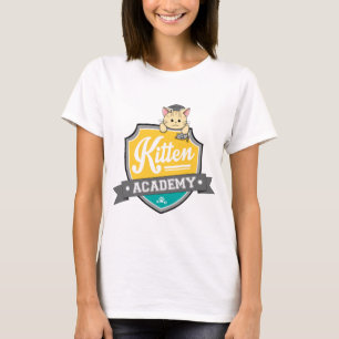 Camiseta Escudo de la academia del gatito