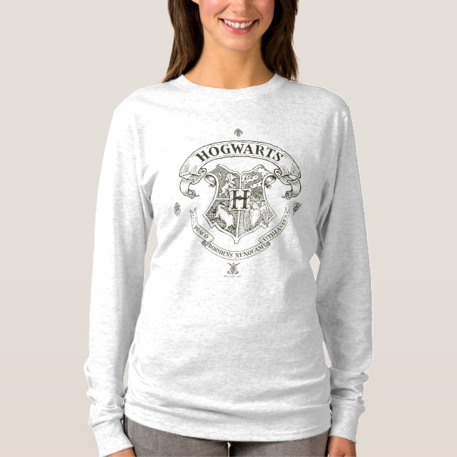 Camiseta Escudo de la bandera de Harry Potter el | Hogwarts (Anverso)