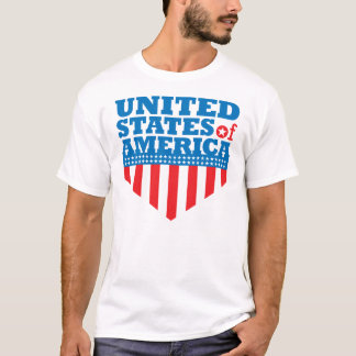 Camiseta Escudo de la bandera de los E.E.U.U. - 02