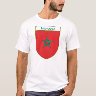 Camiseta Escudo de la bandera de Marruecos