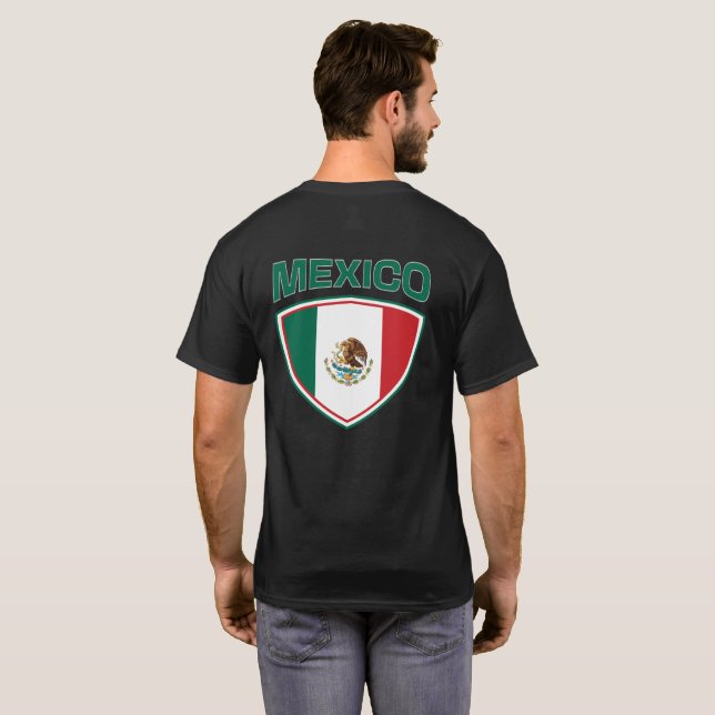Camiseta Escudo de la Bandera de México (Reverso completo)