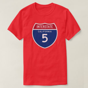 Camiseta Escudo de la carretera nacional de California CA