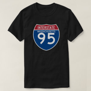 Camiseta Escudo de la carretera nacional de las MAMÁES I-95