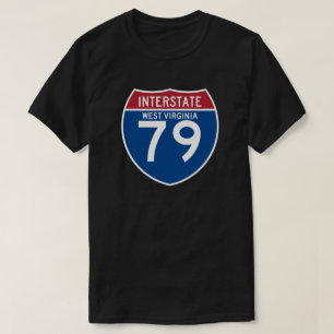 Camiseta Escudo de la carretera nacional de Virginia