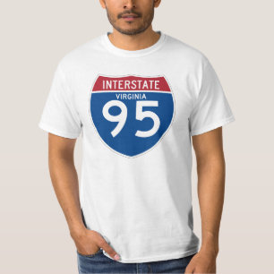 Camiseta Escudo de la carretera nacional de Virginia VA