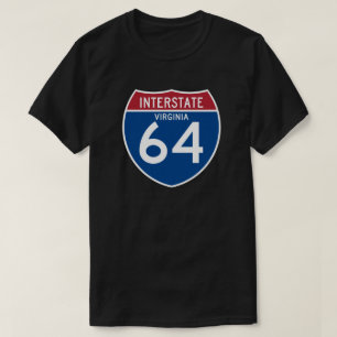 Camiseta Escudo de la carretera nacional de Virginia VA