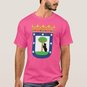Camiseta escudo de la ciudad de madrid españa divertido