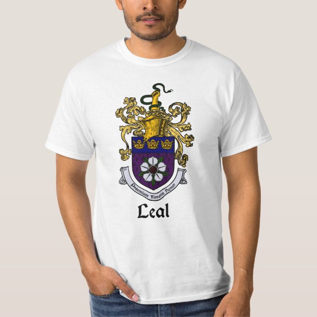 Camiseta Escudo de la familia/camiseta Leal del escudo de (Anverso)
