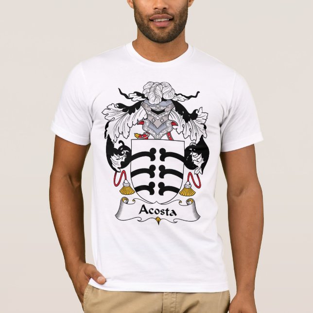 Camiseta Escudo de la familia de Acosta (Anverso)