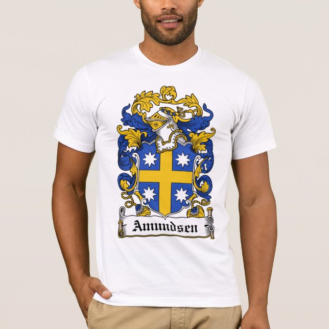 Camiseta Escudo de la familia de Amundsen (Anverso)