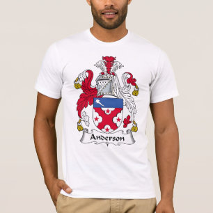 Camiseta Escudo de la familia de Anderson