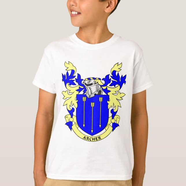 Camiseta Escudo de la familia de ARCHER (Anverso)