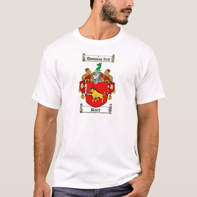 CAMISETA ESCUDO DE LA FAMILIA DE BAIRD - ESCUDO DE ARMAS DE (Anverso)
