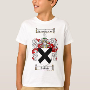 CAMISETA ESCUDO DE LA FAMILIA DE BALDWIN - ESCUDO DE ARMAS
