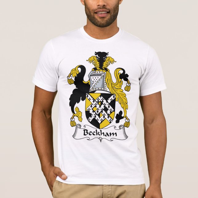 Camiseta Escudo de la familia de Beckham (Anverso)