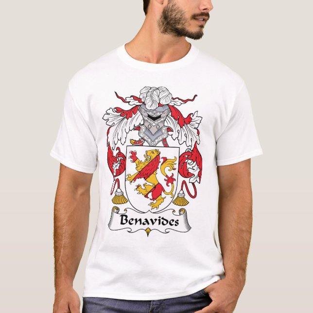 Camiseta Escudo de la familia de Benavides (Anverso)