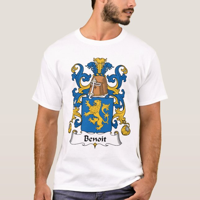 Camiseta Escudo de la familia de Benoit (Anverso)