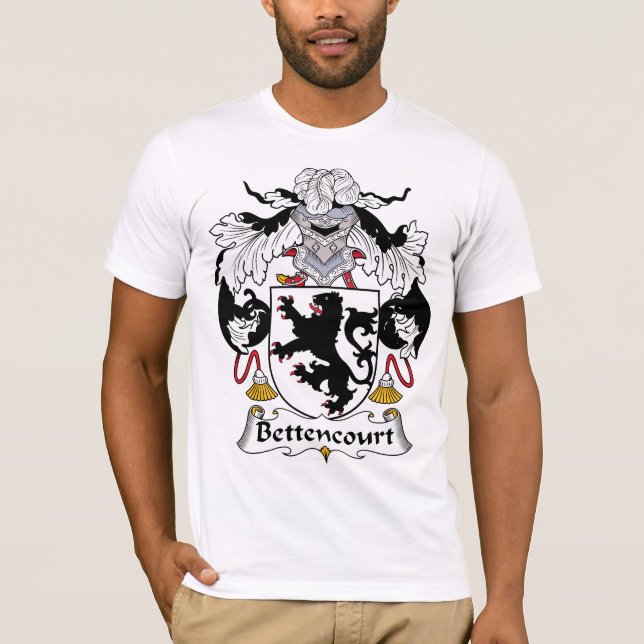 Camiseta Escudo de la familia de Bettencourt (Anverso)