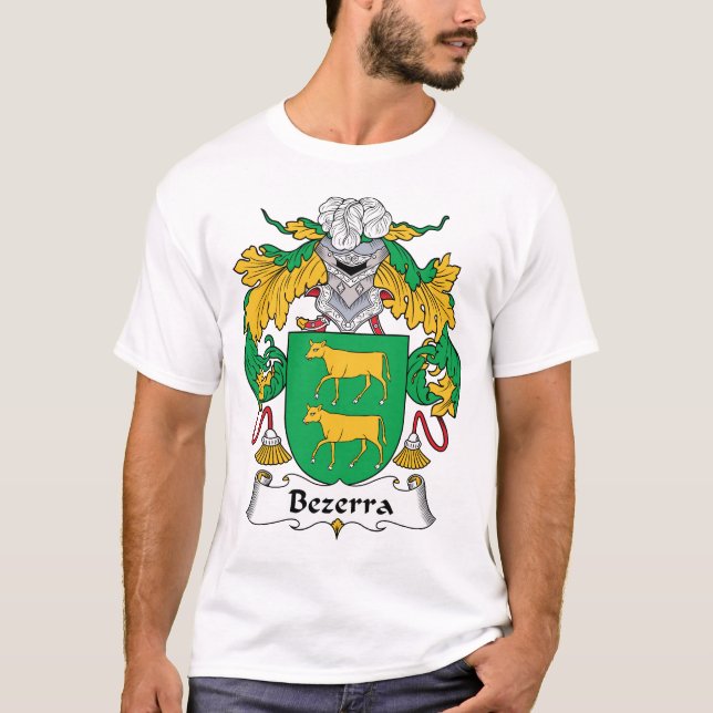 Camiseta Escudo de la familia de Bezerra (Anverso)