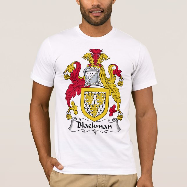 Camiseta Escudo de la familia de Blackman (Anverso)