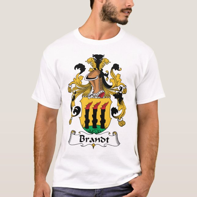 Camiseta Escudo de la familia de Brandt (Anverso)