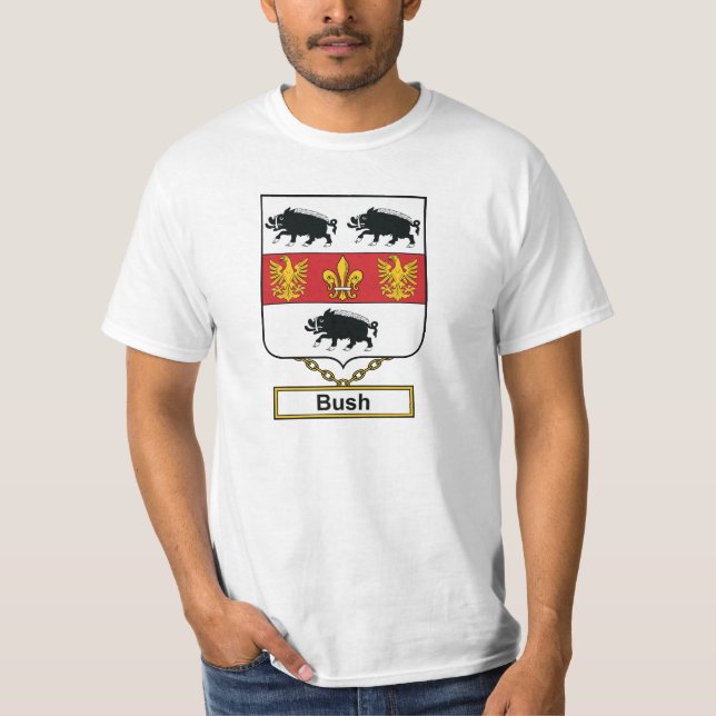 Camiseta Escudo de la familia de Bush (Anverso)