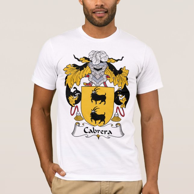 Camiseta Escudo de la familia de Cabrera (Anverso)