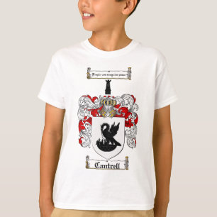 CAMISETA ESCUDO DE LA FAMILIA DE CANTRELL - ESCUDO DE ARMAS