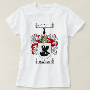 CAMISETA ESCUDO DE LA FAMILIA DE CANTRELL - ESCUDO DE ARMAS