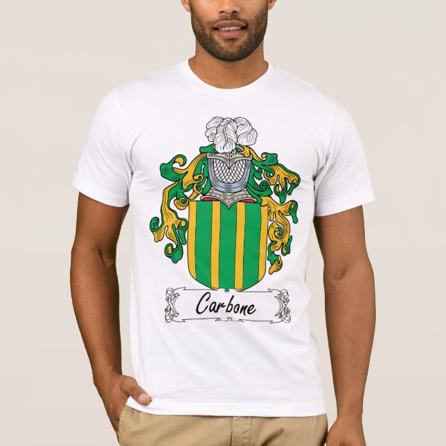 Camiseta Escudo de la familia de Carbone (Anverso)