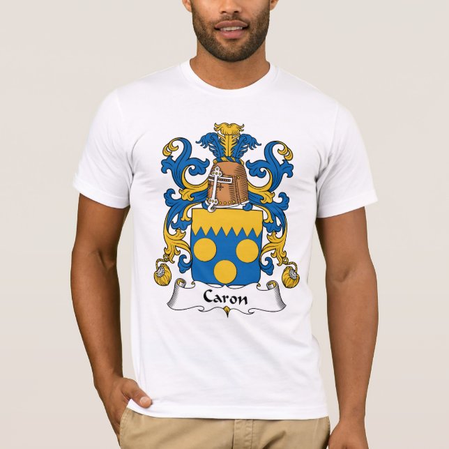 Camiseta Escudo de la familia de Caron (Anverso)