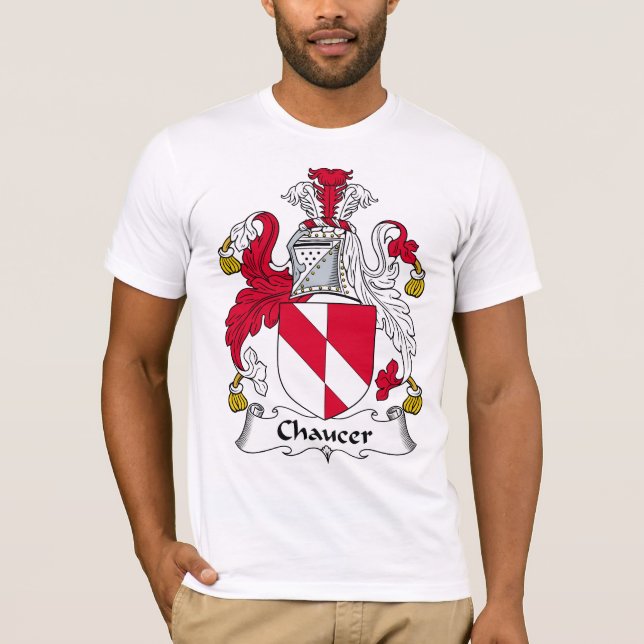 Camiseta Escudo de la familia de Chaucer (Anverso)