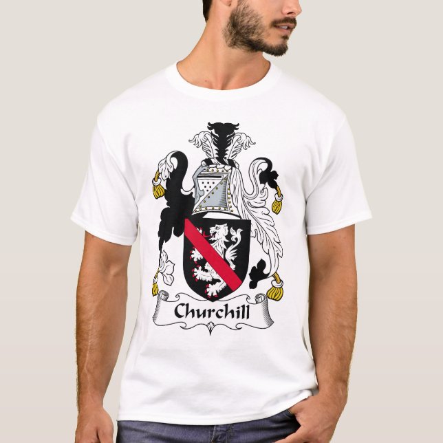 Camiseta Escudo de la familia de Churchill (Anverso)