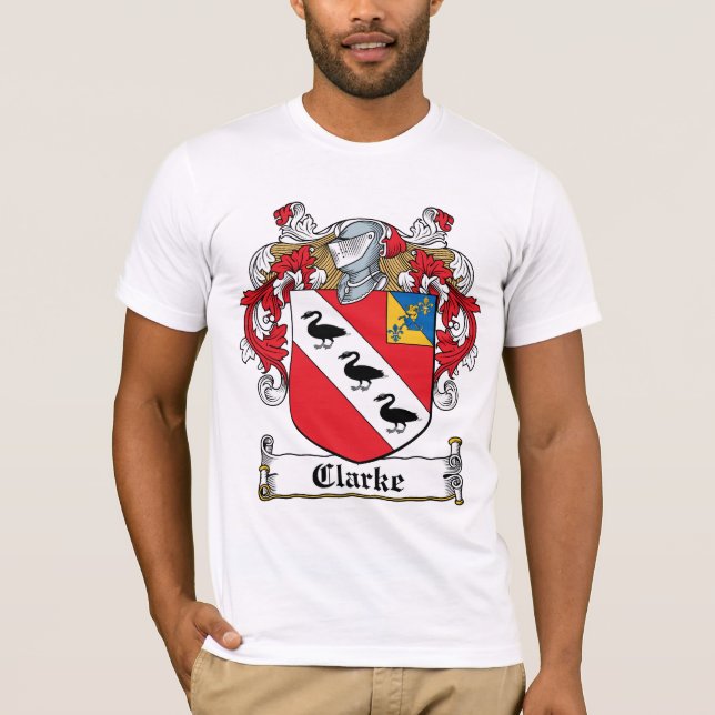 Camiseta Escudo de la familia de Clarke (Anverso)