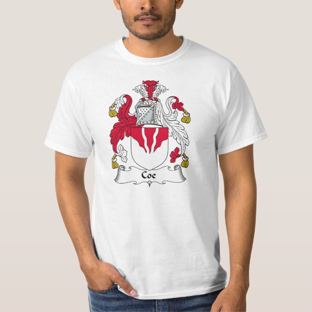 Camiseta Escudo de la familia de Coe (Anverso)