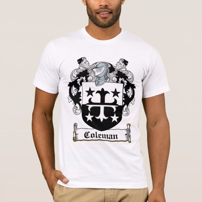 Camiseta Escudo de la familia de Coleman (Anverso)