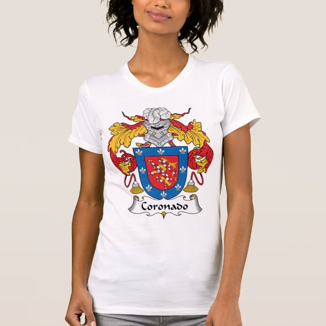 Camiseta Escudo de la familia de Coronado (Anverso)