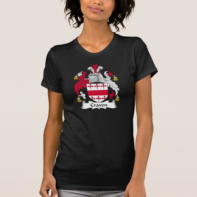 Camiseta Escudo de la familia de Craven (Anverso)