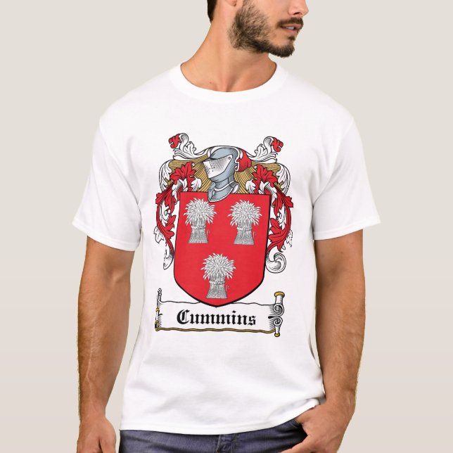 Camiseta Escudo de la familia de Cummins (Anverso)