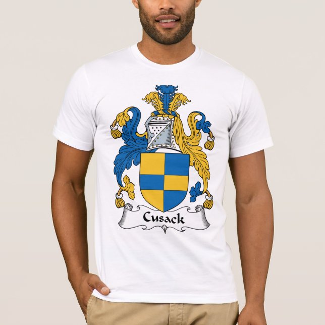 Camiseta Escudo de la familia de Cusack (Anverso)