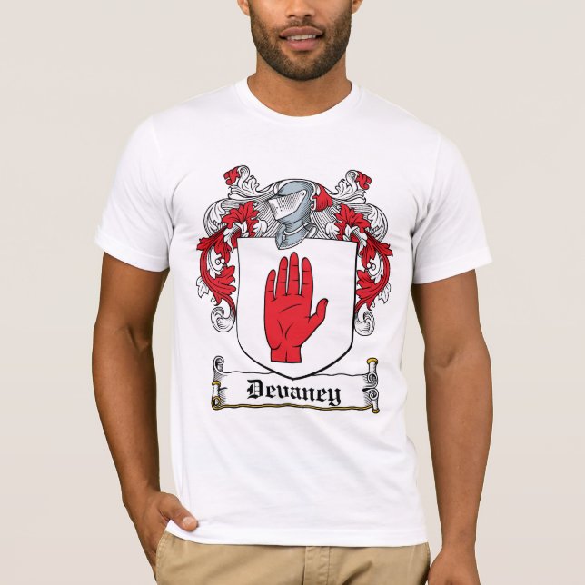 Camiseta Escudo de la familia de Devaney (Anverso)