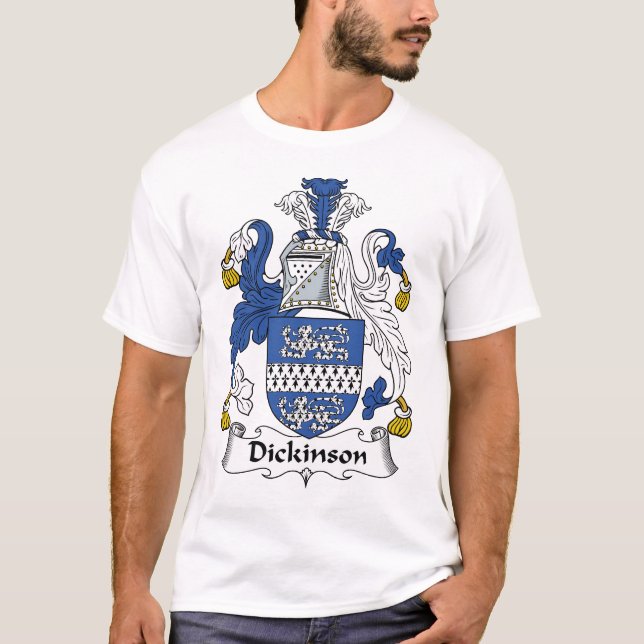 Camiseta Escudo de la familia de Dickinson (Anverso)