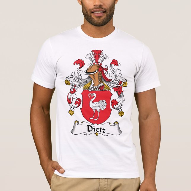 Camiseta Escudo de la familia de Dietz (Anverso)