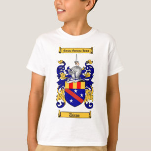 CAMISETA ESCUDO DE LA FAMILIA DE DIXON - ESCUDO DE ARMAS DE