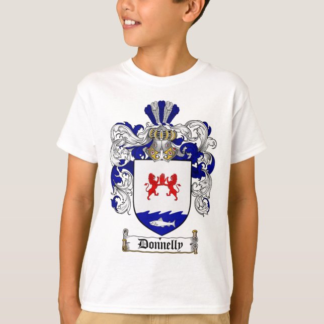 CAMISETA ESCUDO DE LA FAMILIA DE DONNELLY - ESCUDO DE ARMAS (Anverso)
