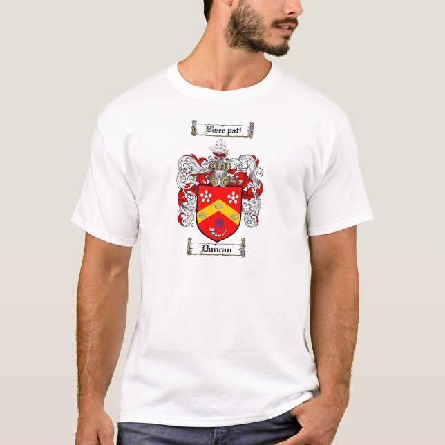 CAMISETA ESCUDO DE LA FAMILIA DE DUNCAN - ESCUDO DE ARMAS (Anverso)