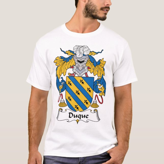 Camiseta Escudo de la familia de Duque (Anverso)