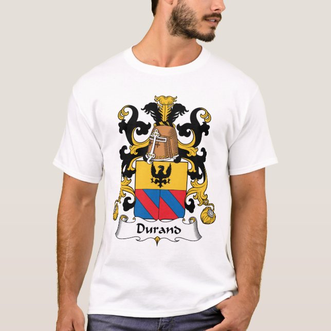Camiseta Escudo de la familia de Durand (Anverso)